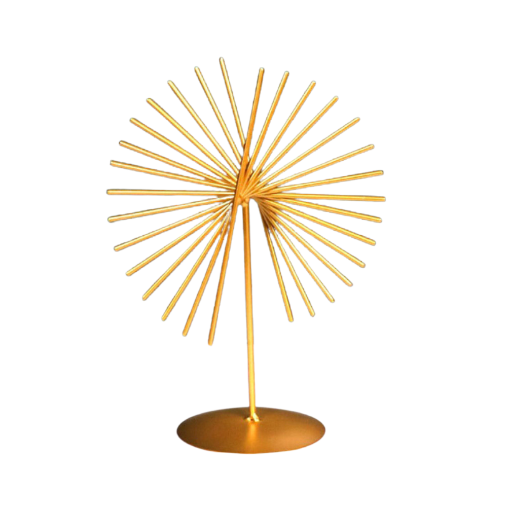 Ornamento de Metal Decorativo Linhas