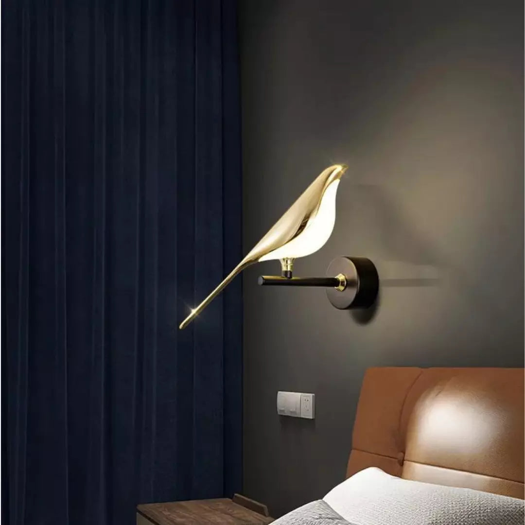 Arandela Luminária de Parede Pássaro LED