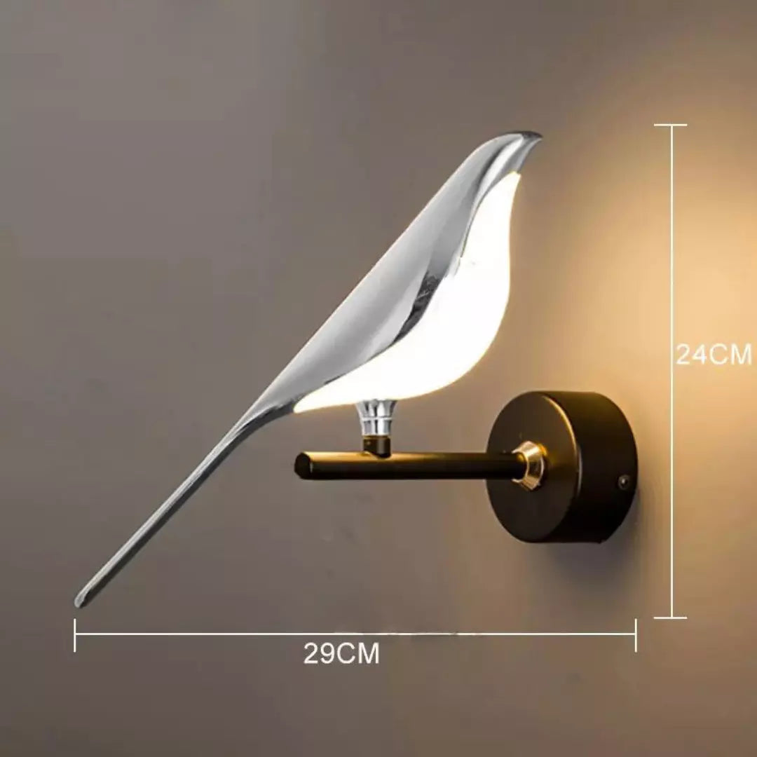 Arandela Luminária de Parede Pássaro LED
