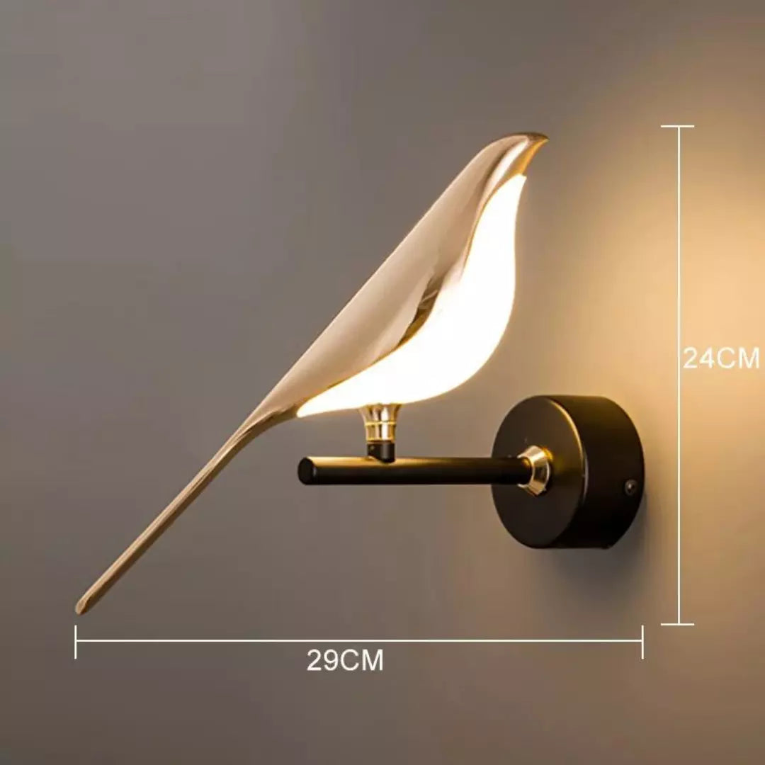 Arandela Luminária de Parede Pássaro LED