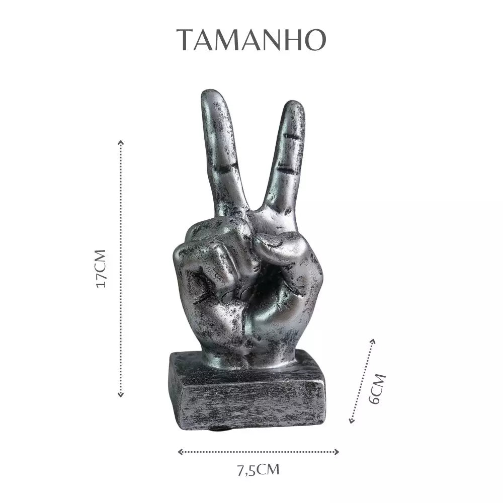 Estatuetas Decorativa Mãos Livres