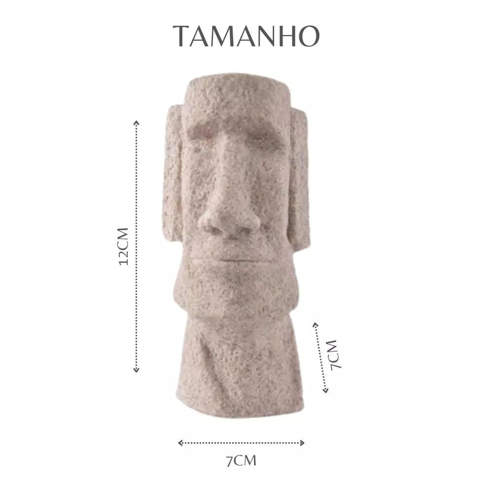 Estatuetas Decorativa Moai