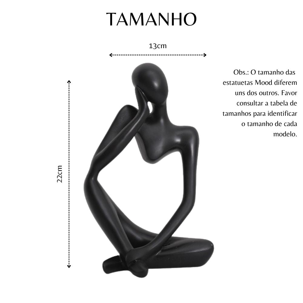 Estatuetas Decorativa Mood Black