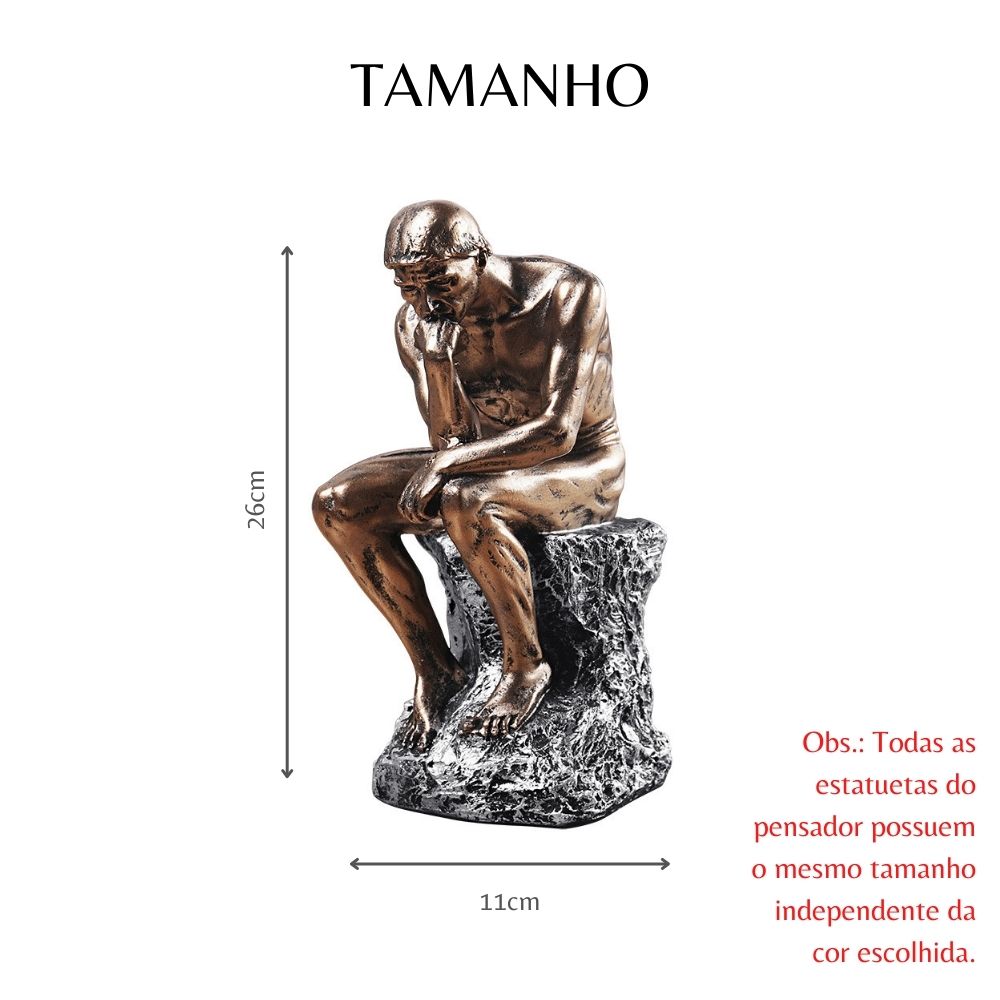 Estatuetas Decorativa O Pensador