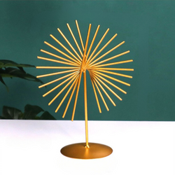Ornamento de Metal Decorativo Linhas