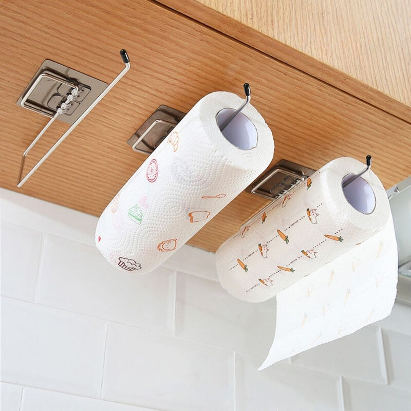 Suporte Papel Toalha Adesivo Sem Furos