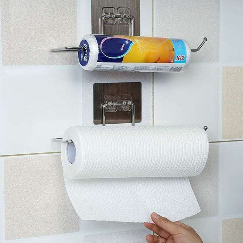 Suporte Papel Toalha Adesivo Sem Furos