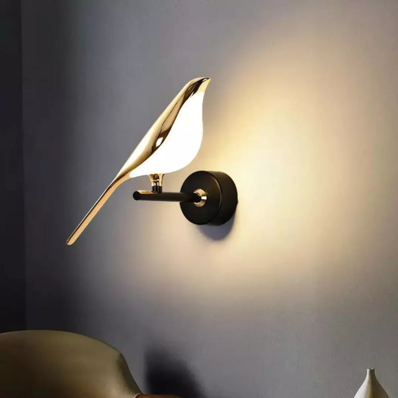 Arandela Luminária de Parede Pássaro LED
