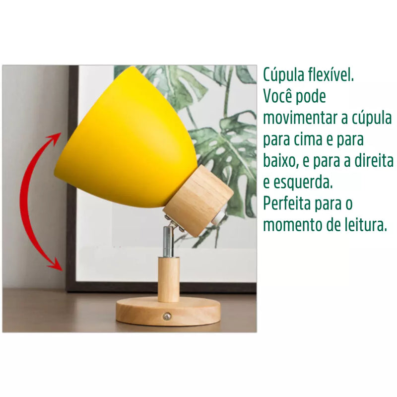 Arandela de parede estilo abajur lâmpada de cabeceira
