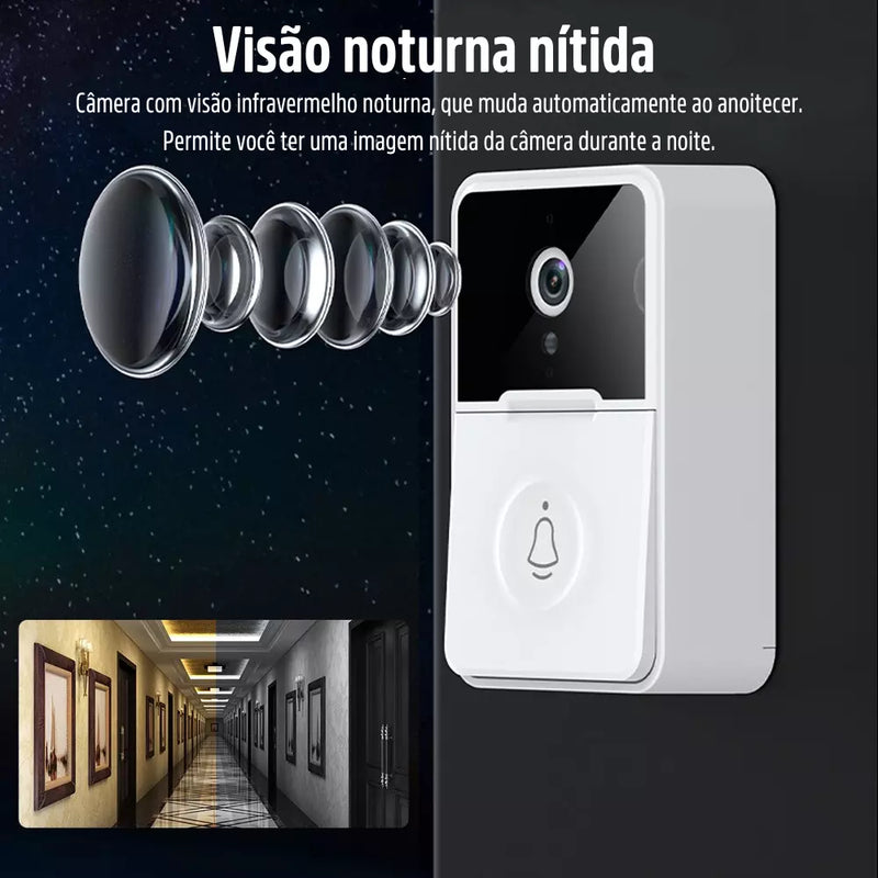 Campainha Inteligente Wifi com Câmera de Segurança – Cozani Store
