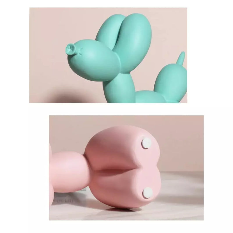 Escultura Decorativa Cachorro de Balão Resina
