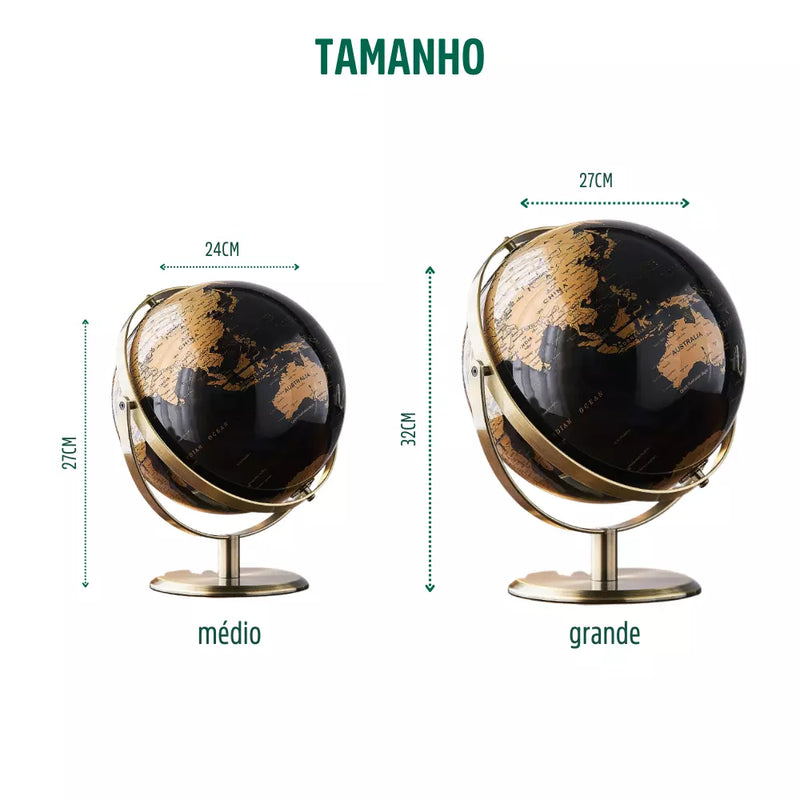 Globo Terrestre Decorativo 360 Graus