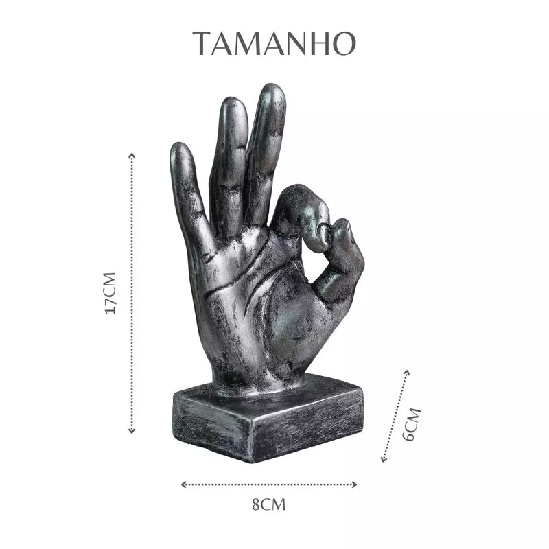 Estatuetas Decorativa  Mãos Livres