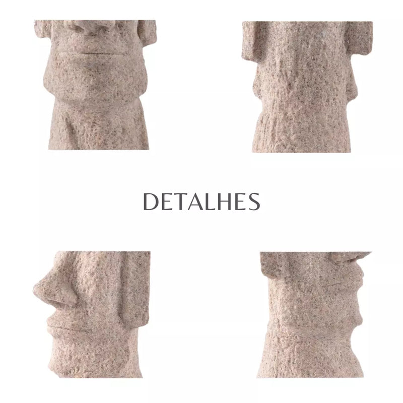 Estatuetas Decorativa  Moai