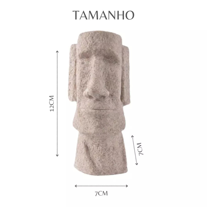 Estatuetas Decorativa  Moai