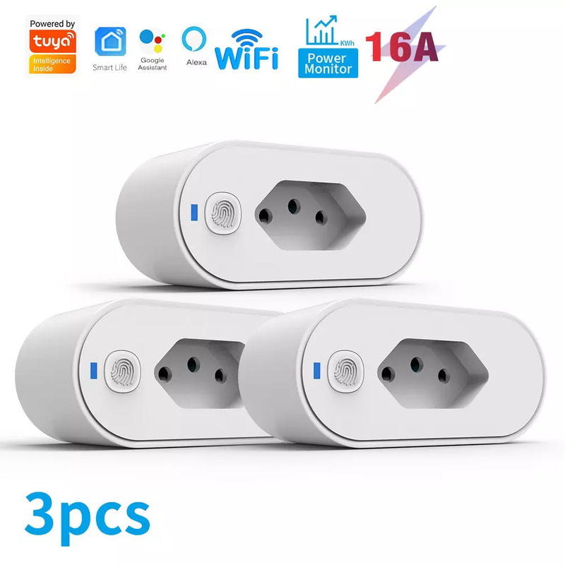 Interruptor Conector Tomada Inteligente 16A