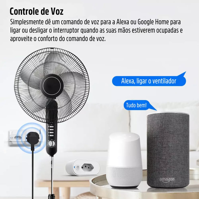 Interruptor Conector Tomada Inteligente 16A