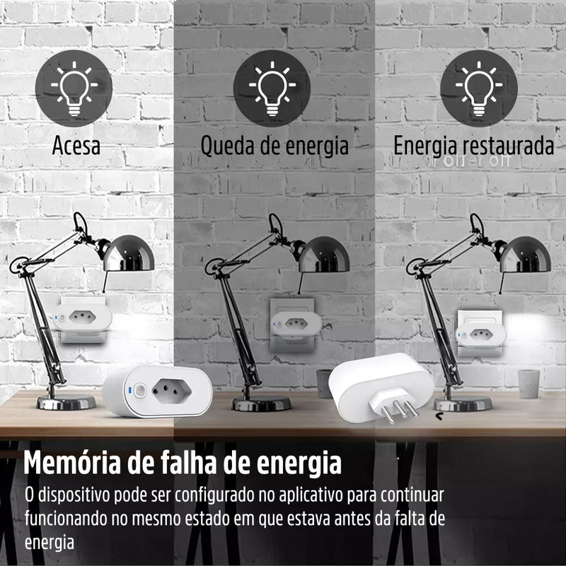 Interruptor Conector Tomada Inteligente 16A