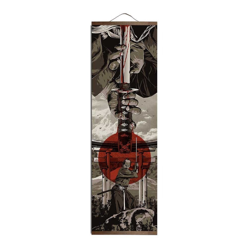Tela Pôster Samurai Arte Japonesa