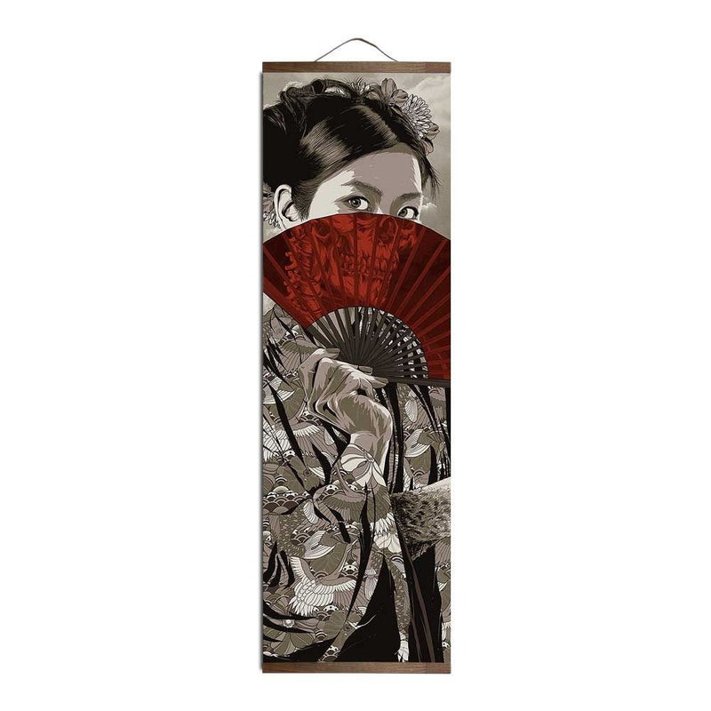 Tela Pôster Samurai Arte Japonesa