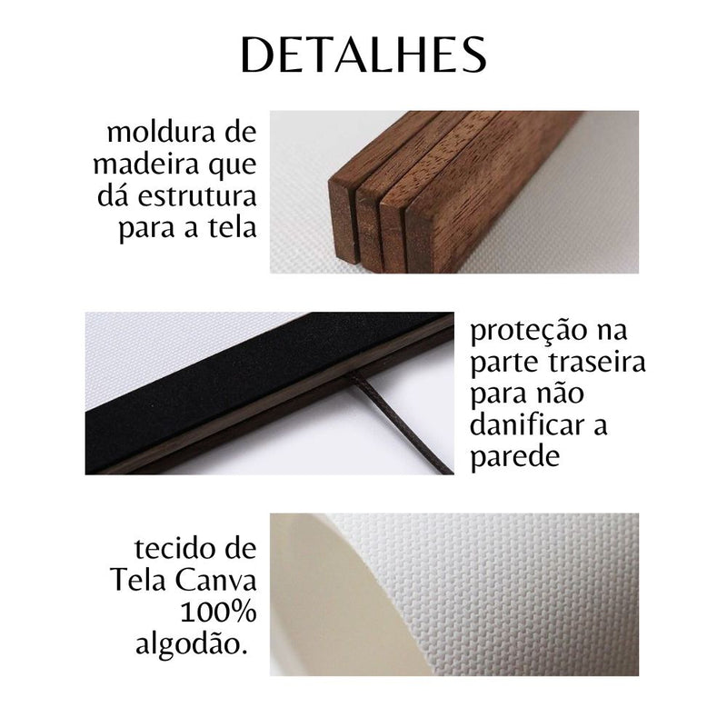 Tela Pôster Flores Orientais Arte Japonesa