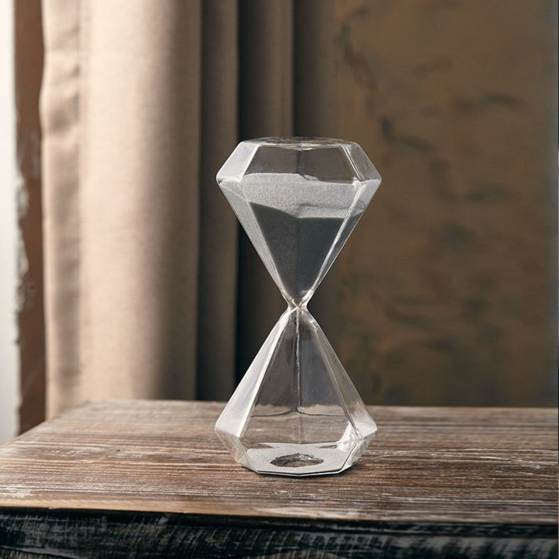 Ampulheta Decorativa Sand Timer Geometric