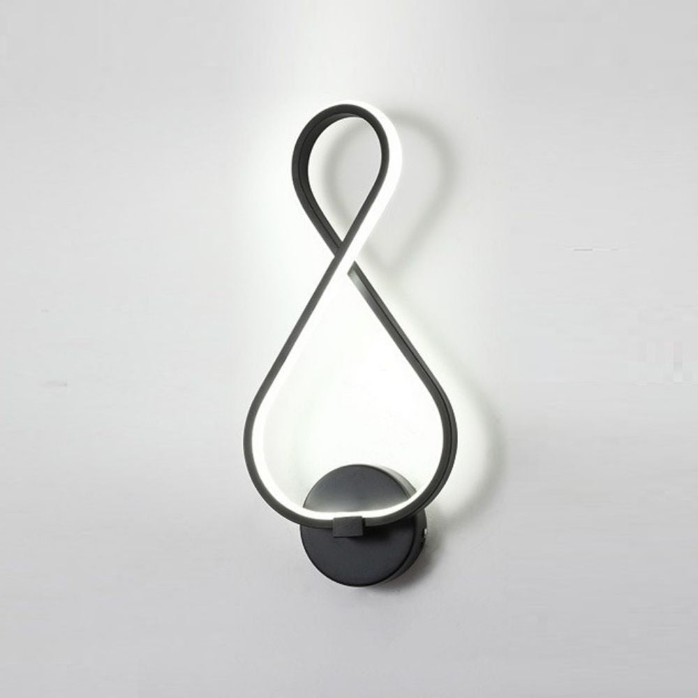 Arandela de Parede Infinita Minimalista Cozani