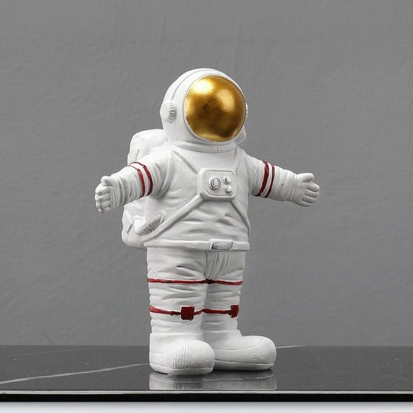 Estatueta Decorativa de Astronauta Abraço