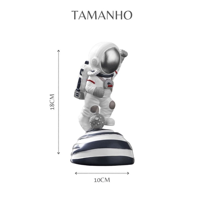 Estatueta Decorativa de Astronauta Desbravando