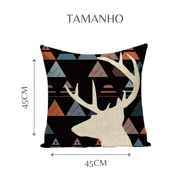 Capa de Almofada Coleção Cervo Black 02