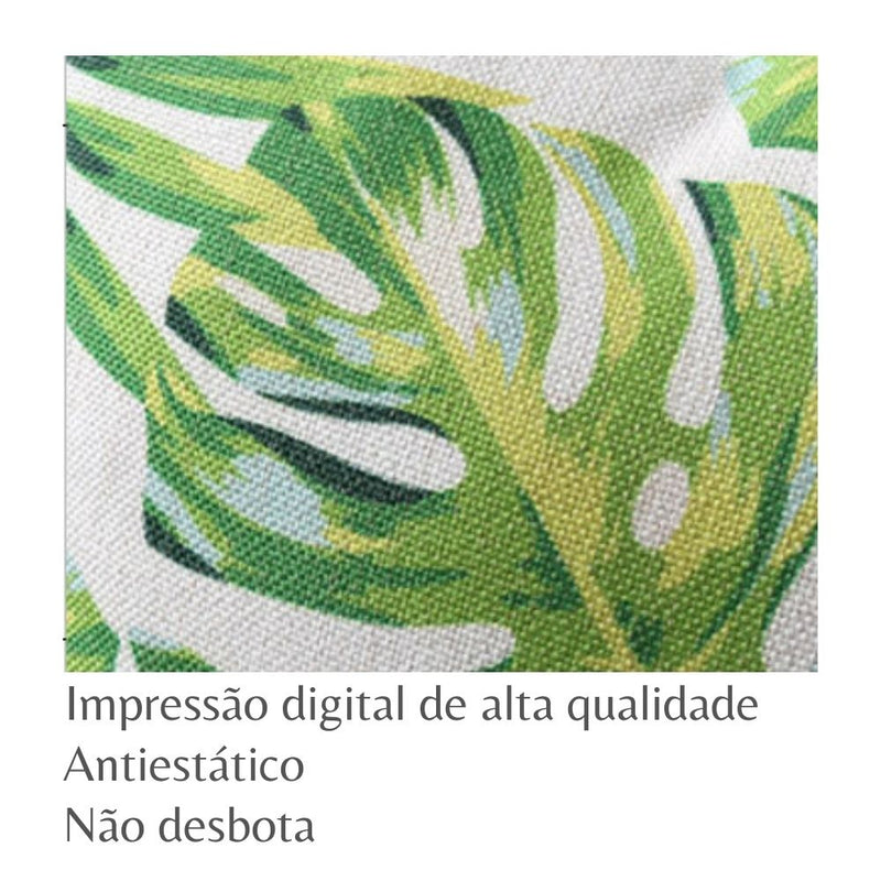 Capa de Almofada Coleção Folhas Grey 03