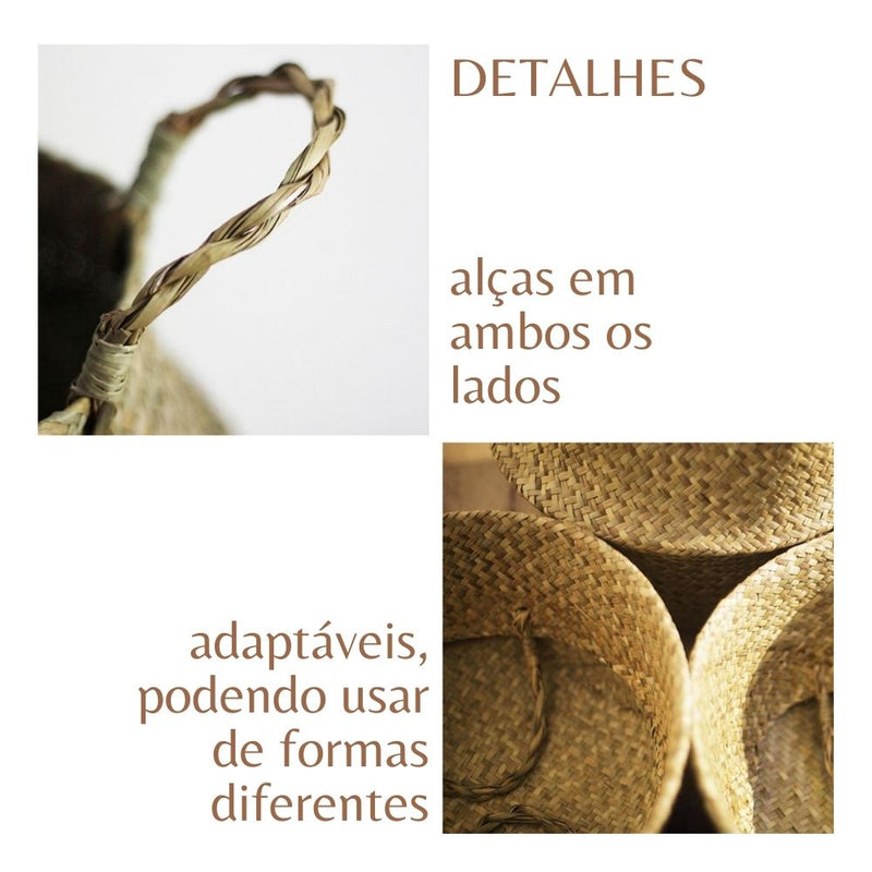 Cesto de Vime com Alça