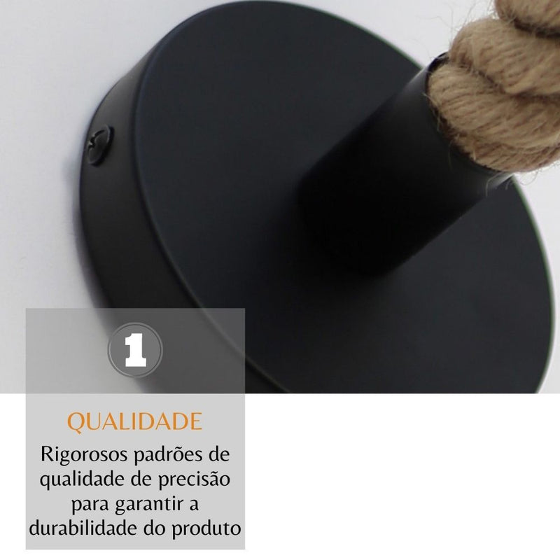 Luminária Retrô Rope