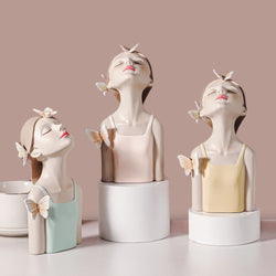 Estatuetas Decorativa Mika Butterfly 20cm