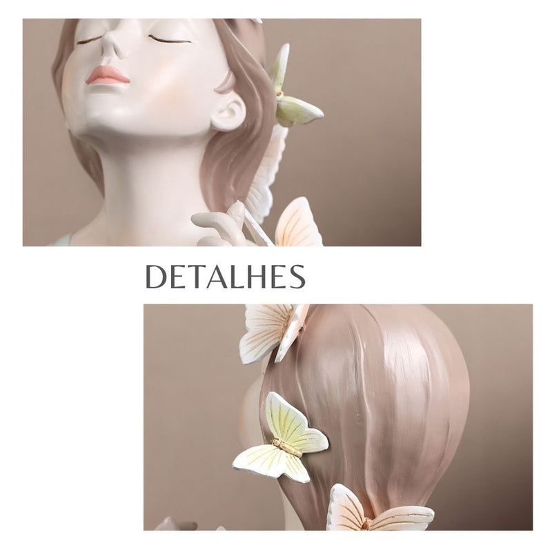 Estatuetas Decorativa Mika Butterfly 27cm