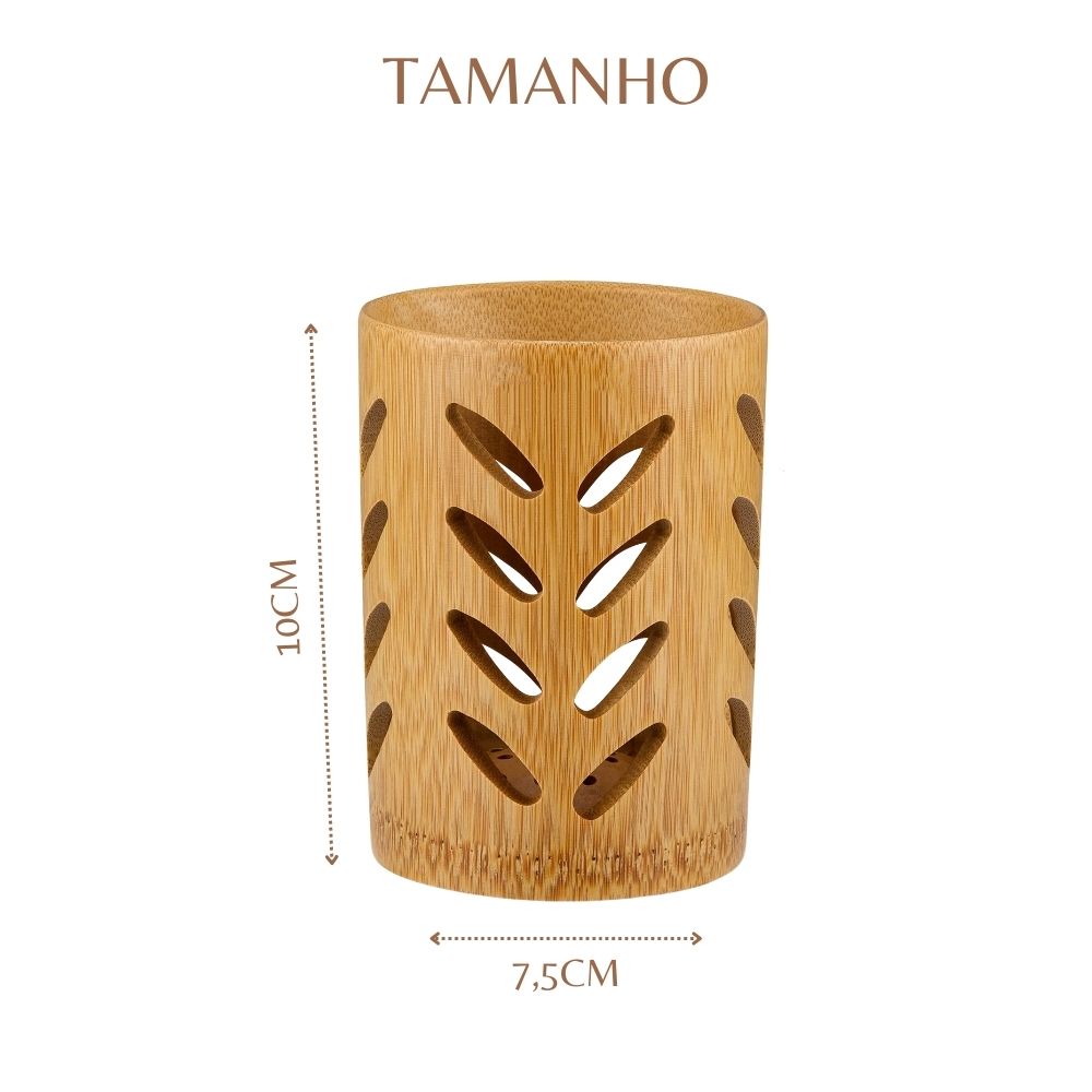 Pote para Escovas de Bambu Eco