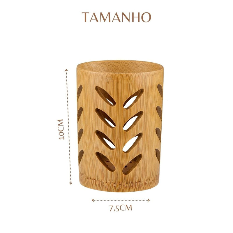 Pote para Escovas de Bambu Eco